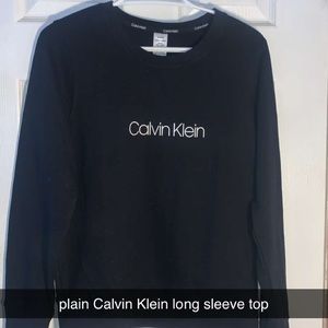 Black Calvin Klein long sleeve.